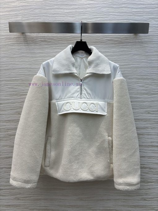 CW72363 G 24 Autumn/Winter New Collection Half Zipper Particle Fleece Coat For Cooling Super Ho f92gjxfe