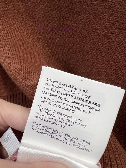 ZT60561 Miumi * 25Ss Early Spring New Color Contrasting Collar Knitted Sweater | YB Developed P 0qmx4v6x - Image 10