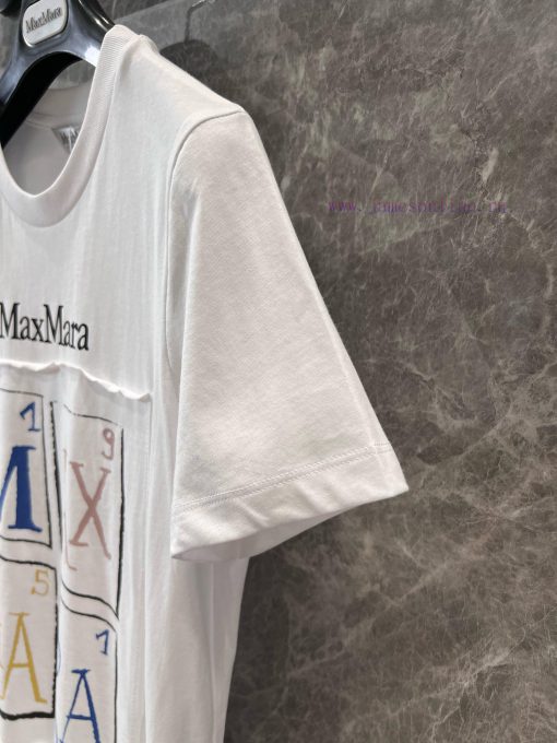 ZT60569 Max * 25sS Spring/Summer New Product Graffiti Printed Patchwork Embroidered Short Sleev t13aycyz - Image 7