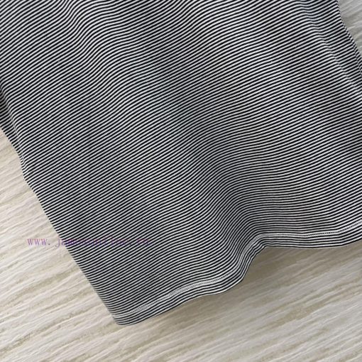 CT76108 Ralph Lauren Contrast Pony Stripe T-shirt Classic Pony Embroidery Minimalist Old Money 9u2qakid - Image 7