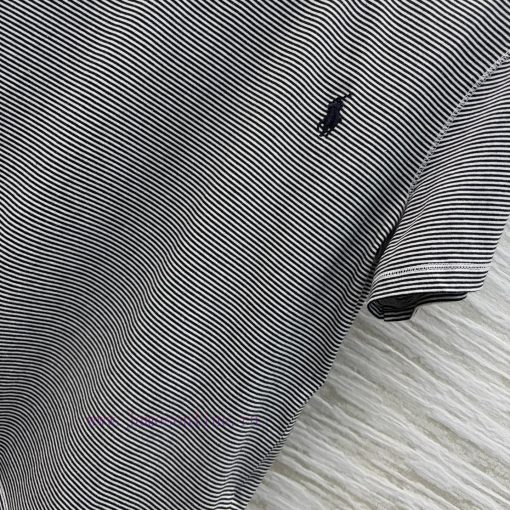 CT76108 Ralph Lauren Contrast Pony Stripe T-shirt Classic Pony Embroidery Minimalist Old Money 9u2qakid - Image 8