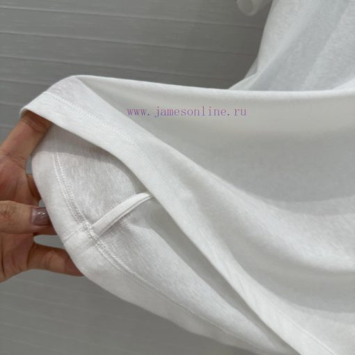 BT76130 Di * 25 Spring/Summer New Product Logo Butterfly Bar Bar Printed T-shirt Imported Linen 0cft513q - Image 7