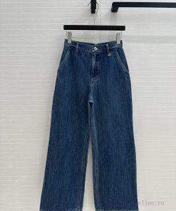 Strongly Recommend BK76132 Lw Fashionable And Sophisticated Denim Straight Leg Jeans With Washi cao5tj5x