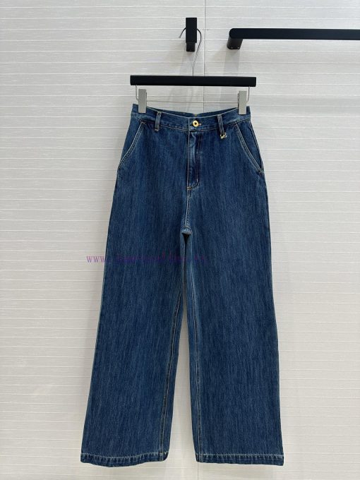 Strongly Recommend BK76132 Lw Fashionable And Sophisticated Denim Straight Leg Jeans With Washi cao5tj5x - Image 2
