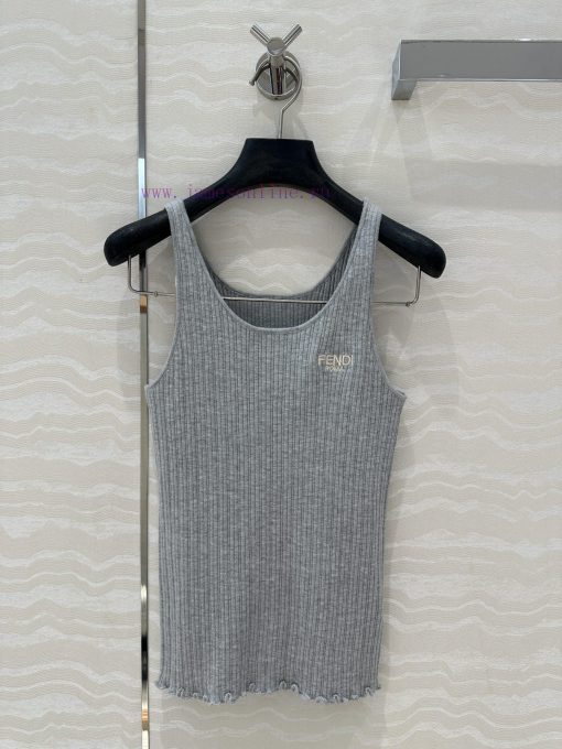 AT76138 F Grey Series Fashionable Top For Reducing Age Knitted Vest White Rich And Beautiful Mu 5kfvvxrx - Image 2