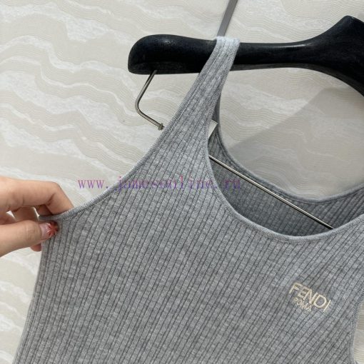 AT76138 F Grey Series Fashionable Top For Reducing Age Knitted Vest White Rich And Beautiful Mu 5kfvvxrx - Image 5