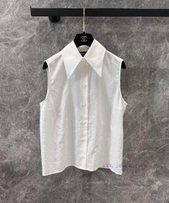 ZT60583 Chanel 25P Summer Collar Sleeveless Top 丨 YB Developed Customized Mulberry Silk Cotton nbi24yyk