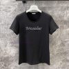 ZT60585 Moncler 25Ss Spring/Summer New Heavy Industry Embroidered Bead Round Neck Short Sleeve ucizctro