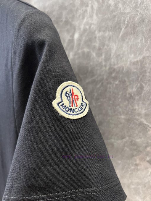 ZT60585 Moncler 25Ss Spring/Summer New Heavy Industry Embroidered Bead Round Neck Short Sleeve ucizctro - Image 8
