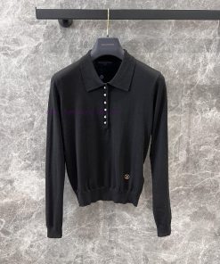 ZT60589 Louis Vuitton 25Ss Early Spring New Collar Knitted Long Sleeve Top | Produced With A Se c8rwad2i