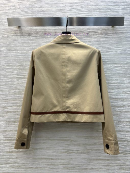CW76157 Gucci 25 Spring/Summer Double G-Button Decorative Collar Short Top Paired With Straight epu9p425 - Image 9
