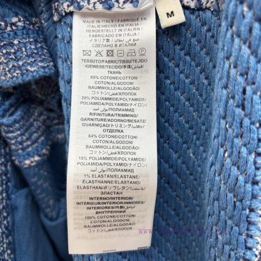 CW76159 Gucci 25 New Round Neck Knitted Cardigan In Blue Looks Great With Any Outfit Exuding A 4j1ge39w - Image 10