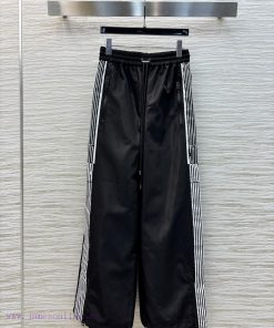 CK76163 Dior 25 Spring/Summer Double-sided Logo Decoration Recycled Nylon Straight Leg Casual P 6pdg7vl5