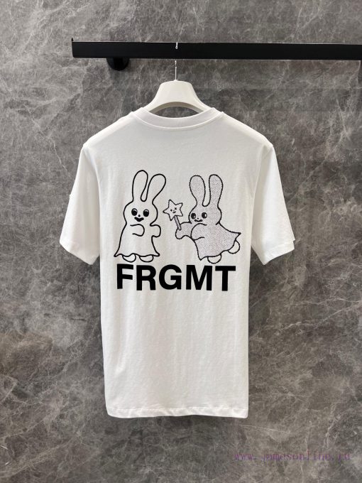 ZT60595 Moncler 25Ss Spring/Summer New Collection Fujiwara Hiroshi Co Branded Cartoon Logo Lett gnbkbrbn - Image 3