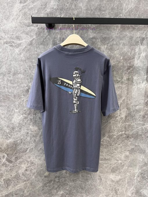 ZT60596 Burberry 25Ss Spring/Summer New Product Surfing Style Equestrian Knight Pattern Cotton jtvdzv49 - Image 3