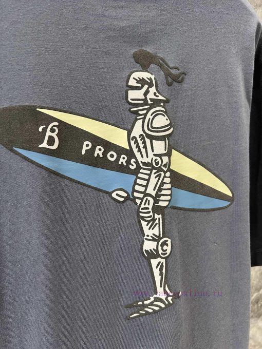 ZT60596 Burberry 25Ss Spring/Summer New Product Surfing Style Equestrian Knight Pattern Cotton jtvdzv49 - Image 7
