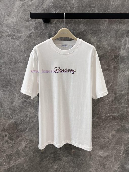 ZT60596 Burberry 25Ss Spring/Summer New Product Surfing Style Equestrian Knight Pattern Cotton n0w31kyn - Image 2