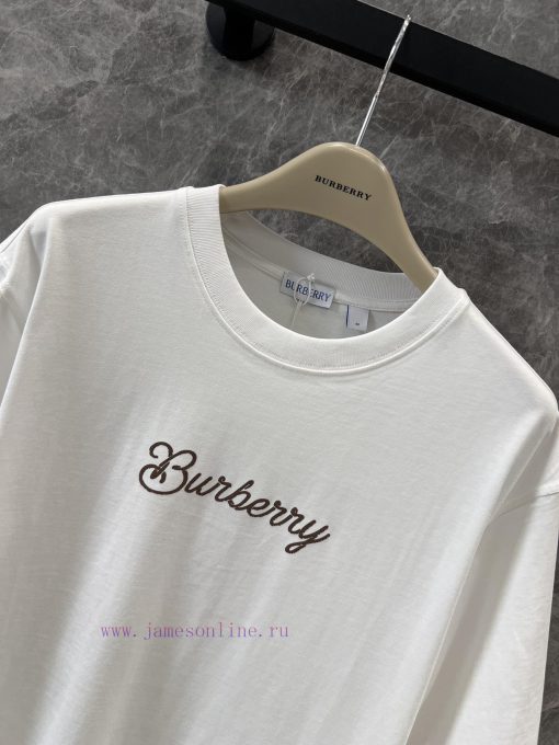 ZT60596 Burberry 25Ss Spring/Summer New Product Surfing Style Equestrian Knight Pattern Cotton n0w31kyn - Image 4