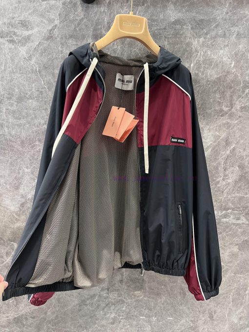 ZW60598 Miumi * 25Ss Early Spring New College Style Nylon Jacket 丨 Developed By Yb Seeking Chil vbmb1q2z - Image 3