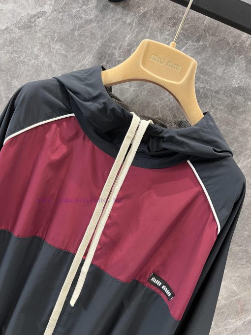 ZW60598 Miumi * 25Ss Early Spring New College Style Nylon Jacket 丨 Developed By Yb Seeking Chil vbmb1q2z - Image 5