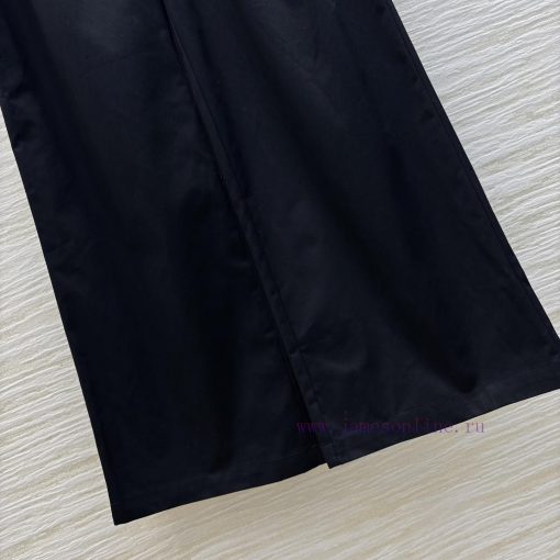 CK76202 Miu 25 Spring/Summer Flower Bud Elastic Waist Straight Leg Pants Are A Casual And Comfo ph9ongkr - Image 6