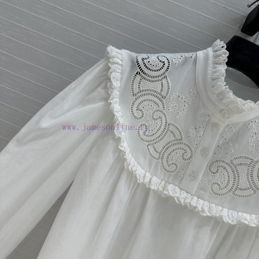 Strongly Recommend BC76208 Ce * 25 Spring/Summer New Product Lace Small Stand Up Collar Cotton si1b9ax0 - Image 4