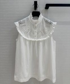 Strongly Recommend BC76209 Ce * 25 Spring/Summer New Product Lace Small Stand Up Collar Cotton 9l1u6ikj