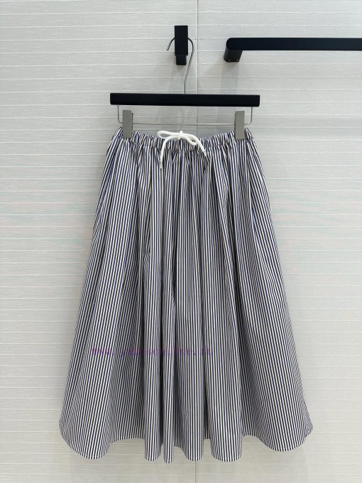 Strongly Recommend BB76210 Pra * New Product Tyrande Vertical Striped Midi Skirt For Easy And F gq0k2l2n - Image 2