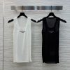CT76231 Dior 25 Spring/Summer Summer Sports Knitted Tank Top Sweet Cool Girl Thin Breathable An w3npl7pu