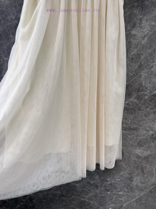 ZB60611 Dior 25Ss Early Spring New High Waist Double Layer Long Mesh Half Skirt | Produced Doub k6fcwpzm - Image 8