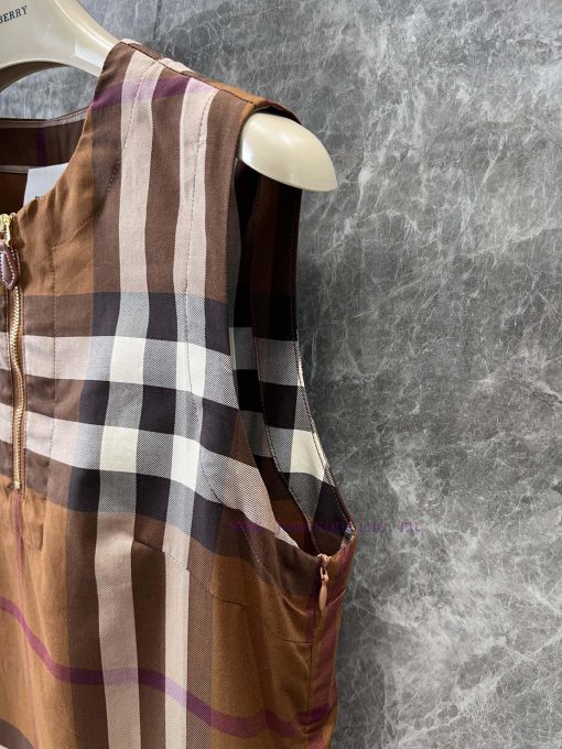 ZL60612 Burberry 25Ss Spring/Summer New Product Vintage Plaid Sleeveless Cotton Dress | Yb Deve r1plzr3p - Image 7