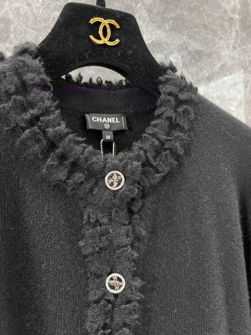 ZW60615 Chanel 25Ss Early Spring New Single Breasted Lace Knitted Cardigan | Produced Round Nec y7x2dpnx - Image 6