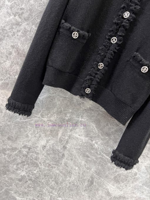 ZW60615 Chanel 25Ss Early Spring New Single Breasted Lace Knitted Cardigan | Produced Round Nec y7x2dpnx - Image 7