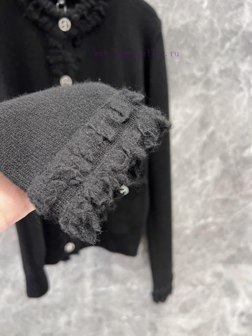 ZW60615 Chanel 25Ss Early Spring New Single Breasted Lace Knitted Cardigan | Produced Round Nec y7x2dpnx - Image 8