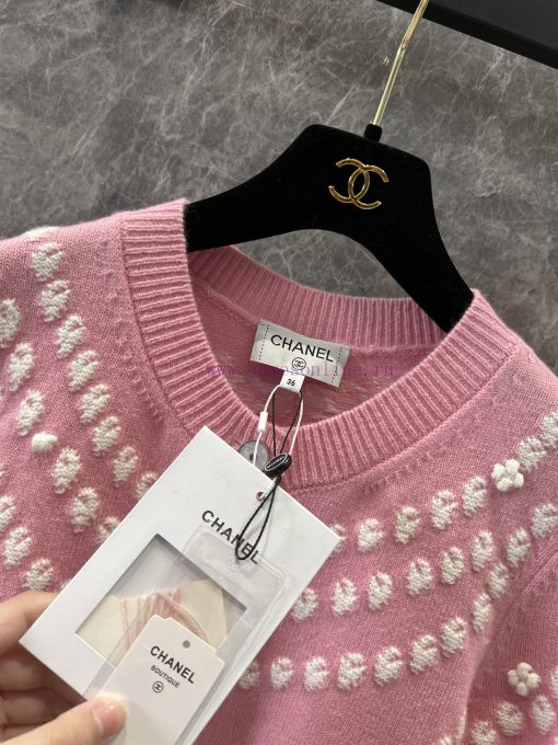 ZW60621 Chena * 25P Early Spring New Cashmere Pearl Jacquard Cardigan Jacket | YB Developed Ori rtc59sdi - Image 9