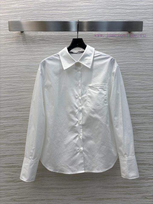 CC76270 AW Home 25 Early Spring New Collection Logo Decoration Shirt With Simple And Neat Desig bil70y8o - Image 2