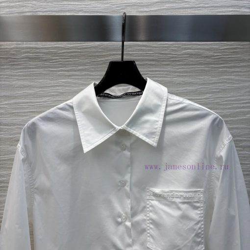 CC76270 AW Home 25 Early Spring New Collection Logo Decoration Shirt With Simple And Neat Desig bil70y8o - Image 3