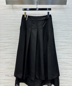 CB70992 Niche 24 Autumn Outfit With A Fake Two-piece Design Featuring Pleated Long Half Skirt W kfni4e62
