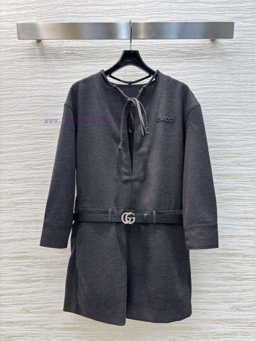 CK76277 Gucci 25 Spring/Summer Round Neck V-neck Jumpsuit Can Be Cool And Stylish Walking With htpxffdr - Image 2
