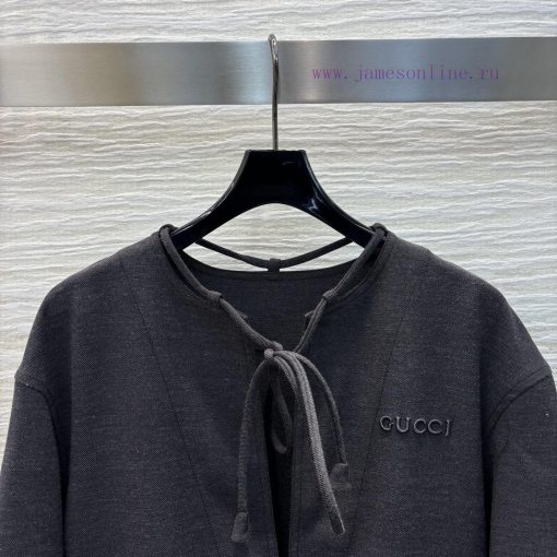 CK76277 Gucci 25 Spring/Summer Round Neck V-neck Jumpsuit Can Be Cool And Stylish Walking With htpxffdr - Image 3