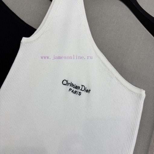 CT76282 Dior 25 Spring/Summer Collection A Stylish And Comfortable Knit Vest With Beveled Logo bbtvek1u - Image 4