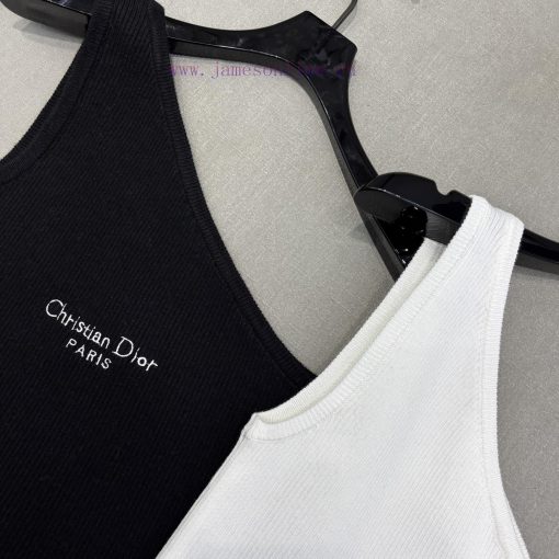 CT76282 Dior 25 Spring/Summer Collection A Stylish And Comfortable Knit Vest With Beveled Logo bbtvek1u - Image 5
