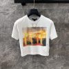 ZT60627 Louis Vuitton 25Ss Spring/Summer New Short Printed Chain T-shirt | Produced Short T-shi g2sodge0
