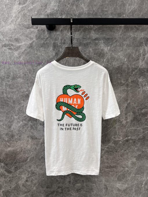 ZT60662 HUBAN M * DE 25Ss Spring/Summer New Bamboo Cotton Snake Year Commemorative Short Sleeve bntr9ca8 - Image 3