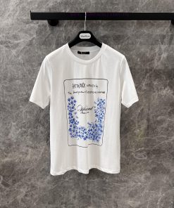 ZT60665 Max M * Ra 25Ss Spring/Summer New Letter Flower Printed Short Sleeve T-shirt | YB Devel np26sasg