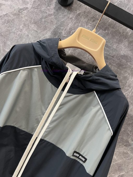 ZW60670 Miumi * 25Ss Early Spring New College Style Nylon Jacket 丨 Developed By Yb Seeking Chil lz660wp6 - Image 5
