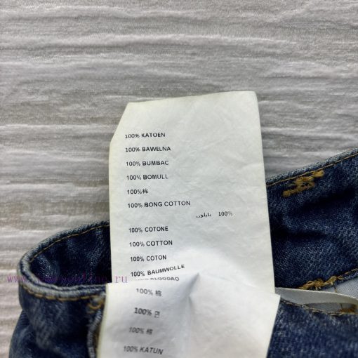 CK76326 Miu Miu 25 Spring/Summer New Collection Denim Five Quarter Pants Summer Must-have Hot P bzzmpigp - Image 10