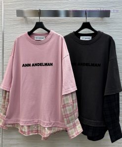 CT76330 ANN AN "25 Spring/Summer Same Design By Wu Xuanyi Fake Two Piece Design. The Mid Length 7clpdbg1
