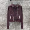 ZW60673 Prada 25Ss Early Spring New Triangle Logo Light And Thin Short Hooded Jacket Jacket | Y nb5m40wy