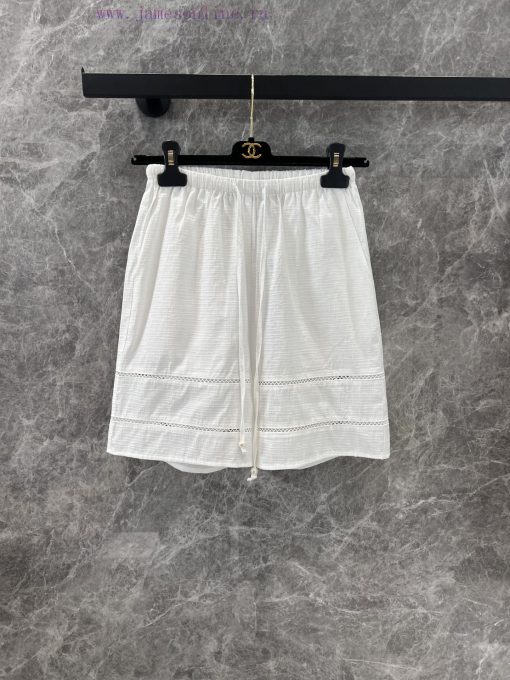ZK60685 Chanel 25P Early Spring New Drawstring Hollowed Out Casual Shorts 丨 Developed By Yb Thi mwshd4r0
